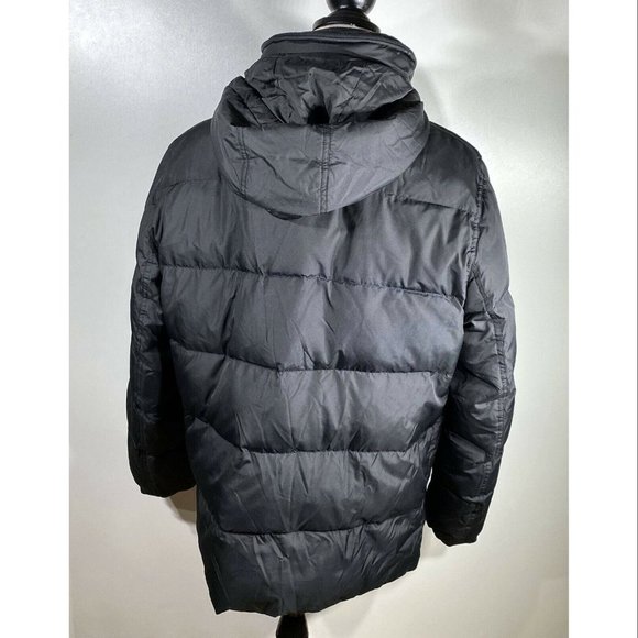 Andrew Marc Carlton Packable Hood Quilted Black Puffer Jacket, Men's Size M - Picture 4 of 7